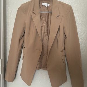 New York and Company Women’s size 2 Fitted Beige Blazer